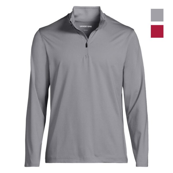 [9] Lands End Unisex Rapid Dry Quarter Zip Pullover
